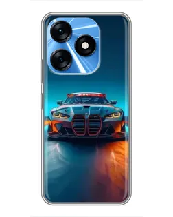 Чохол для TECNO Spark 10 з картинкою «BMW — вогні неону» Чохол для TECNO Spark 10 з картинкою «BMW — вогні неону»