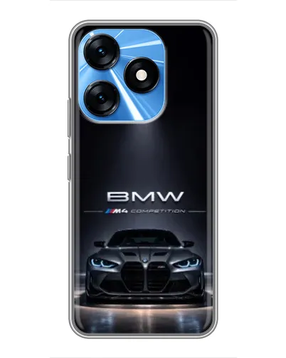 Чехол для TECNO Spark 10 с картинкой «BMW сквозь ночной город» Чехол для TECNO Spark 10 с картинкой «BMW сквозь ночной город»