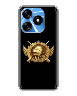 Чехол для TECNO Spark 10 с картинкой «PUBG — оранжевый градиент» Чехол для TECNO Spark 10 с картинкой «PUBG — оранжевый градиент»