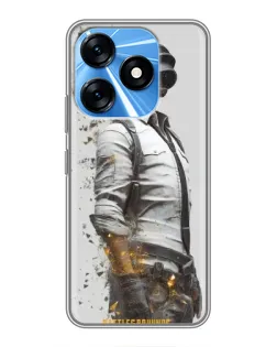 Чехол для TECNO Spark 10 с картинкой «PUBG — боец в пыли» Чехол для TECNO Spark 10 с картинкой «PUBG — боец в пыли»