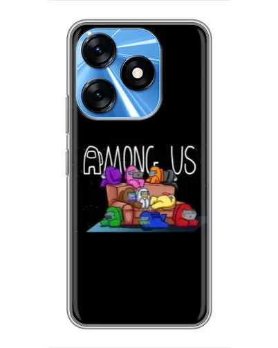 Чехол для TECNO Spark 10 с картинкой «Логотип Among Us» Чехол для TECNO Spark 10 с картинкой «Логотип Among Us»