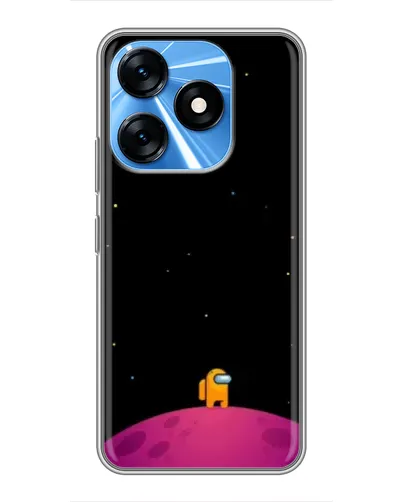 Чехол для TECNO Spark 10 с картинкой «Одинокий герой на планете» Чехол для TECNO Spark 10 с картинкой «Одинокий герой на планете»