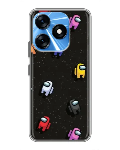 Чехол для TECNO Spark 10 с картинкой «Космический паттерн Among Us» Чехол для TECNO Spark 10 с картинкой «Космический паттерн Among Us»