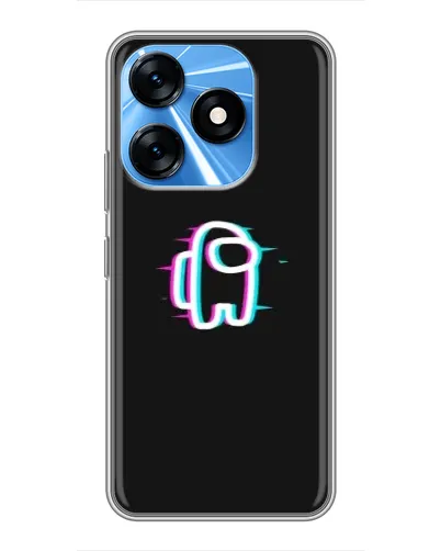 Чехол для TECNO Spark 10 с картинкой «Among Us неон» Чехол для TECNO Spark 10 с картинкой «Among Us неон»