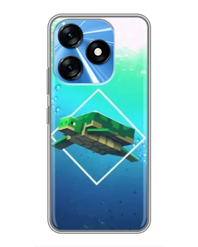 Чехол для TECNO Spark 10 с картинкой «Черепаха Minecraft» Чехол для TECNO Spark 10 с картинкой «Черепаха Minecraft»