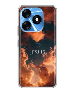 Чехол для TECNO Spark 10 с картинкой «Сияние Имени Jesus» Чехол для TECNO Spark 10 с картинкой «Сияние Имени Jesus»