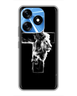 Чехол для TECNO Spark 10 с картинкой «Сияющий крест Jesus» Чехол для TECNO Spark 10 с картинкой «Сияющий крест Jesus»