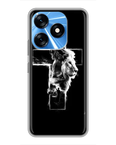 Чехол для TECNO Spark 10 с картинкой «Сияющий крест Jesus» Чехол для TECNO Spark 10 с картинкой «Сияющий крест Jesus»