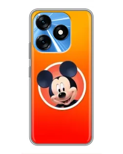 Чехол для TECNO Spark 10 с картинкой «Mickey в круге» Чехол для TECNO Spark 10 с картинкой «Mickey в круге»