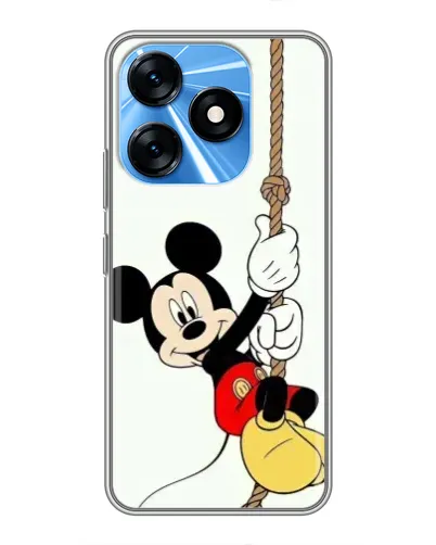 Чехол для TECNO Spark 10 с картинкой «Mickey на канате»