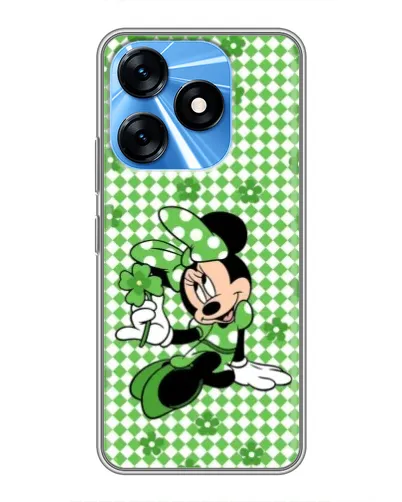 Чехол для TECNO Spark 10 с картинкой «Mickey в клетку»