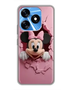 Чехол для TECNO Spark 10 с картинкой «Минни сквозь стену» Чехол для TECNO Spark 10 с картинкой «Минни сквозь стену»