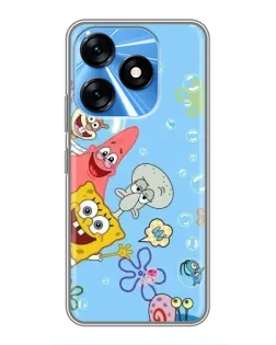 Чехол для TECNO Spark 10 с картинкой «Веселые пузырьки» Чехол для TECNO Spark 10 с картинкой «Веселые пузырьки»