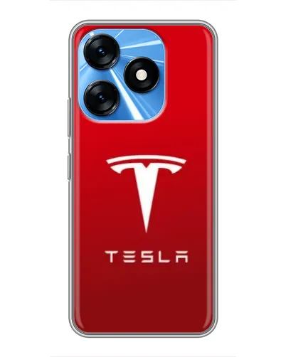 Чехол для TECNO Spark 10 с картинкой «Tesla Red Classic» Чехол для TECNO Spark 10 с картинкой «Tesla Red Classic»