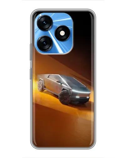 Чехол для TECNO Spark 10 с картинкой «Cybertruck в пустыне» Чехол для TECNO Spark 10 с картинкой «Cybertruck в пустыне»