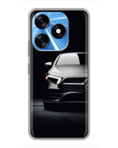 Чехол для TECNO Spark 10 с картинкой «Свет фар Mercedes»