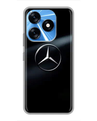 Чехол для TECNO Spark 10 с картинкой «Mercedes на металле» Чехол для TECNO Spark 10 с картинкой «Mercedes на металле»