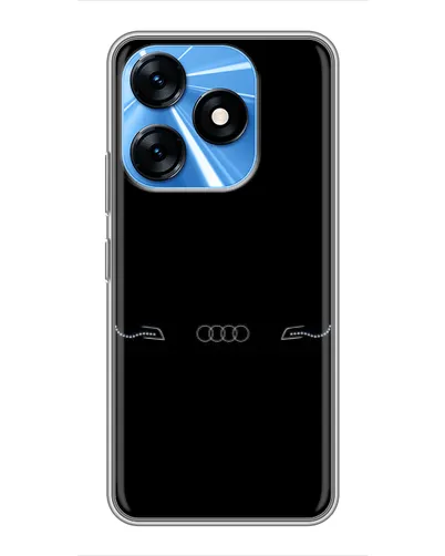 Чехол для TECNO Spark 10 с картинкой «Audi — световой подпись» Чехол для TECNO Spark 10 с картинкой «Audi — световой подпись»