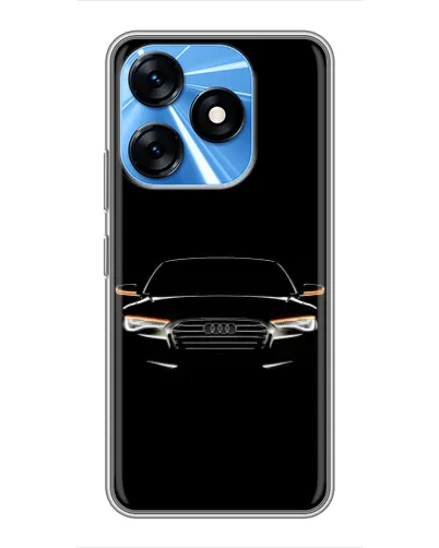 Чехол для TECNO Spark 10 с картинкой «Audi — ночной контур» Чехол для TECNO Spark 10 с картинкой «Audi — ночной контур»