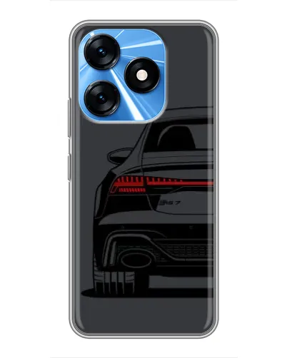 Чехол для TECNO Spark 10 с картинкой «Задняя часть Audi — арт» Чехол для TECNO Spark 10 с картинкой «Задняя часть Audi — арт»