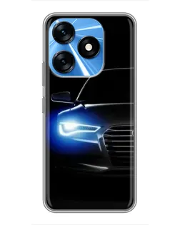 Чохол для TECNO Spark 10 з картинкою «Неоновий погляд Audi» Чохол для TECNO Spark 10 з картинкою «Неоновий погляд Audi»