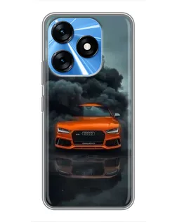 Чохол для TECNO Spark 10 з картинкою «Audi у хмарах диму» Чохол для TECNO Spark 10 з картинкою «Audi у хмарах диму»
