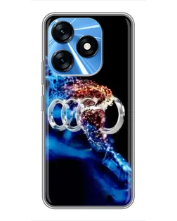 Чохол для TECNO Spark 10 з картинкою «Енергія лого Audi» Чохол для TECNO Spark 10 з картинкою «Енергія лого Audi»