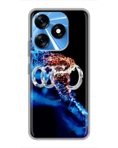 Чехол для TECNO Spark 10 с картинкой «Энергия лого Audi» Чехол для TECNO Spark 10 с картинкой «Энергия лого Audi»