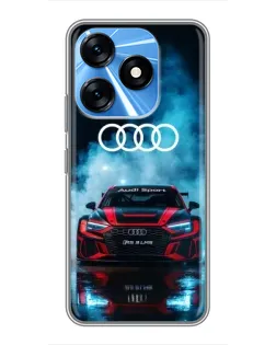 Чохол для TECNO Spark 10 з картинкою «Audi Sport — неон» Чохол для TECNO Spark 10 з картинкою «Audi Sport — неон»