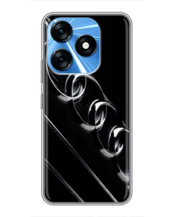 Чохол для TECNO Spark 10 з картинкою «Audi — абстрактні кільця» Чохол для TECNO Spark 10 з картинкою «Audi — абстрактні кільця»