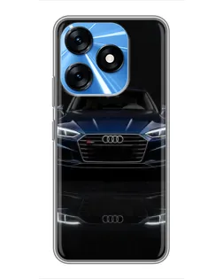 Чохол для TECNO Spark 10 з картинкою «Audi — нічне відображення» Чохол для TECNO Spark 10 з картинкою «Audi — нічне відображення»