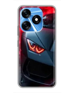 Чехол для TECNO Spark 10 с картинкой «Lamborghini красное сияние» Чехол для TECNO Spark 10 с картинкой «Lamborghini красное сияние»