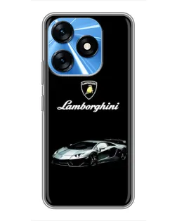 Чехол для TECNO Spark 10 с картинкой «Логотип Lamborghini классика» Чехол для TECNO Spark 10 с картинкой «Логотип Lamborghini классика»