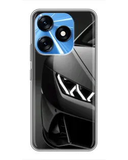 Чехол для TECNO Spark 10 с картинкой «Lamborghini фары детализация» Чехол для TECNO Spark 10 с картинкой «Lamborghini фары детализация»