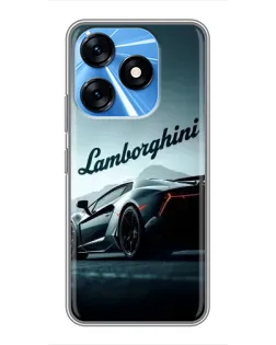 Чехол для TECNO Spark 10 с картинкой «Классическая надпись Lamborghini» Чехол для TECNO Spark 10 с картинкой «Классическая надпись Lamborghini»