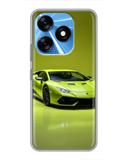 Чехол для TECNO Spark 10 с картинкой «Салатовый Lamborghini Huracan» Чехол для TECNO Spark 10 с картинкой «Салатовый Lamborghini Huracan»