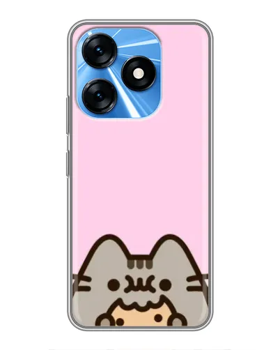 Чехол для TECNO Spark 10 с картинкой «Pusheen и печенье» Чехол для TECNO Spark 10 с картинкой «Pusheen и печенье»