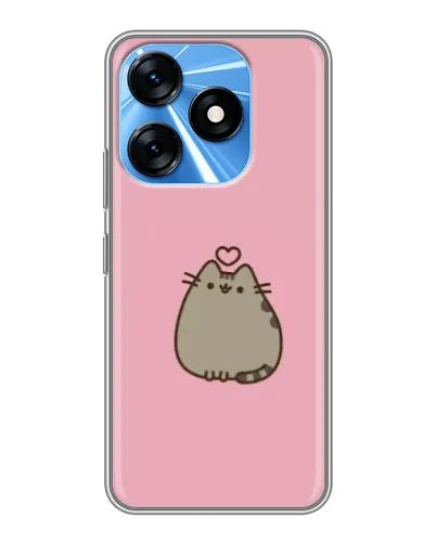 Чехол для TECNO Spark 10 с картинкой «Pusheen сердце» Чехол для TECNO Spark 10 с картинкой «Pusheen сердце»