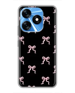 Чехол для TECNO Spark 10 с картинкой «Бант-цветок» Чехол для TECNO Spark 10 с картинкой «Бант-цветок»