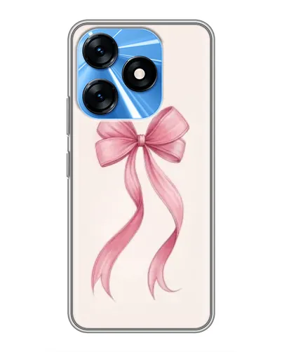 Чехол для TECNO Spark 10 с картинкой «Розовый бант» Чехол для TECNO Spark 10 с картинкой «Розовый бант»