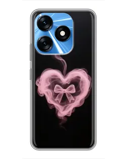 Чехол для TECNO Spark 10 с картинкой «Дымчатое сердце» Чехол для TECNO Spark 10 с картинкой «Дымчатое сердце»