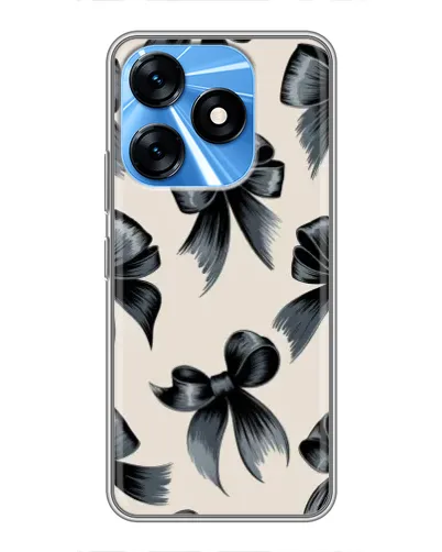 Чехол для TECNO Spark 10 с картинкой «Банты Coquette» Чехол для TECNO Spark 10 с картинкой «Банты Coquette»