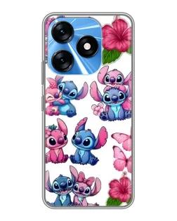 Чехол для TECNO Spark 10 с картинкой «Стикеры Stitch и Angel» Чехол для TECNO Spark 10 с картинкой «Стикеры Stitch и Angel»