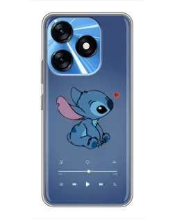 Чехол для TECNO Spark 10 с картинкой «Музыкальный Stitch» Чехол для TECNO Spark 10 с картинкой «Музыкальный Stitch»