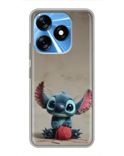 Чехол для TECNO Spark 10 с картинкой «Стич на коричневом фоне» Чехол для TECNO Spark 10 с картинкой «Стич на коричневом фоне»