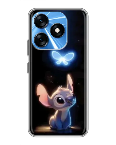 Чехол для TECNO Spark 10 с картинкой «Сияющий Стич»