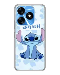 Чехол для TECNO Spark 10 с картинкой «Stitch среди цветов» Чехол для TECNO Spark 10 с картинкой «Stitch среди цветов»