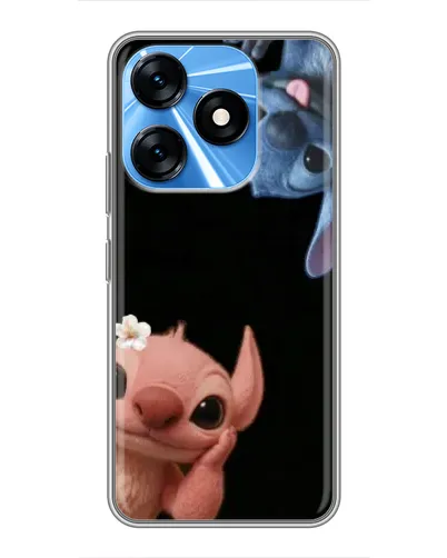 Чехол для TECNO Spark 10 с картинкой «Фиолетовый туман роз»