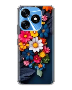 Чохол для TECNO Spark 10 з картинкою «Квіткова феєрія» Чохол для TECNO Spark 10 з картинкою «Квіткова феєрія»