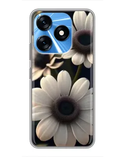 Чохол для TECNO Spark 10 з картинкою «Білі маргаритки макро» Чохол для TECNO Spark 10 з картинкою «Білі маргаритки макро»